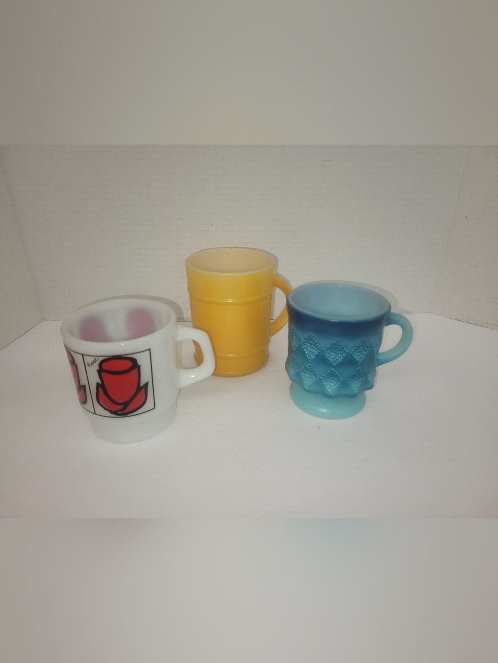 Fire King Mugs Lot Of 3 Vinage Collectible